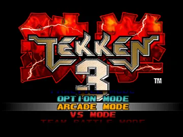 Tekken 3 (US) screen shot title